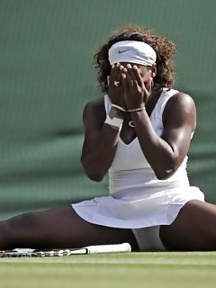 Sexy Pretty Girls Tennis Ebony Hardcore