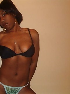 Sexy Pretty African Goddess Ebony Stripping